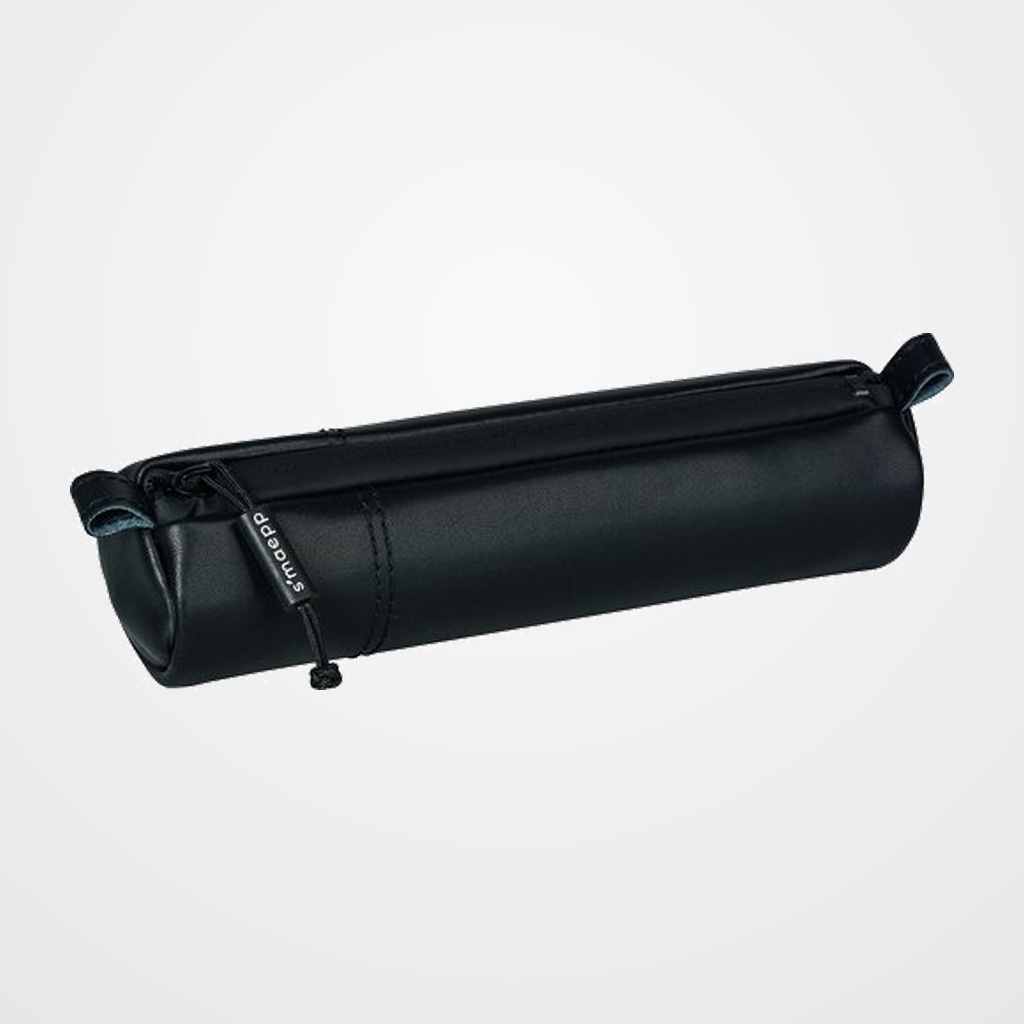 PORTATODO SMAEPP SOFT S REDONDO PIEL NATURAL NEGRO