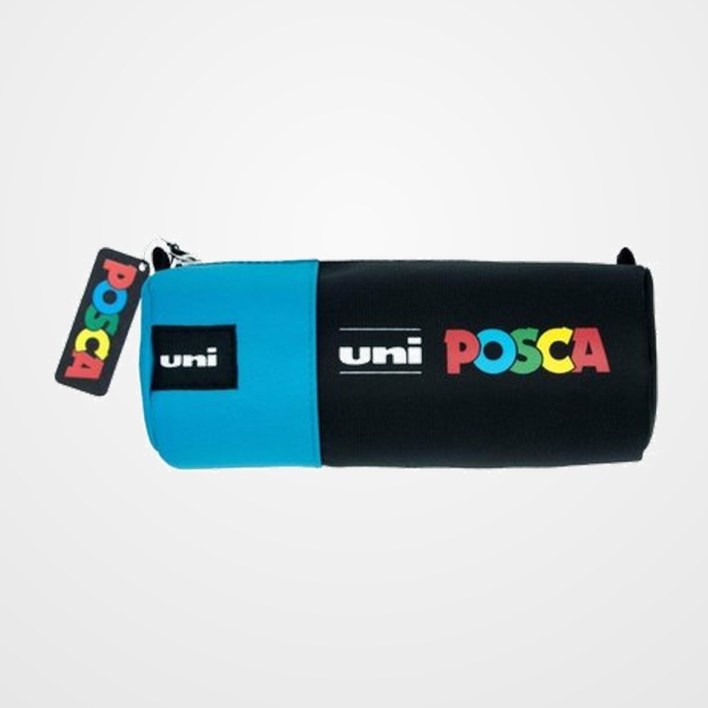 PORTATODO UNI-POSCA TELA AZUL