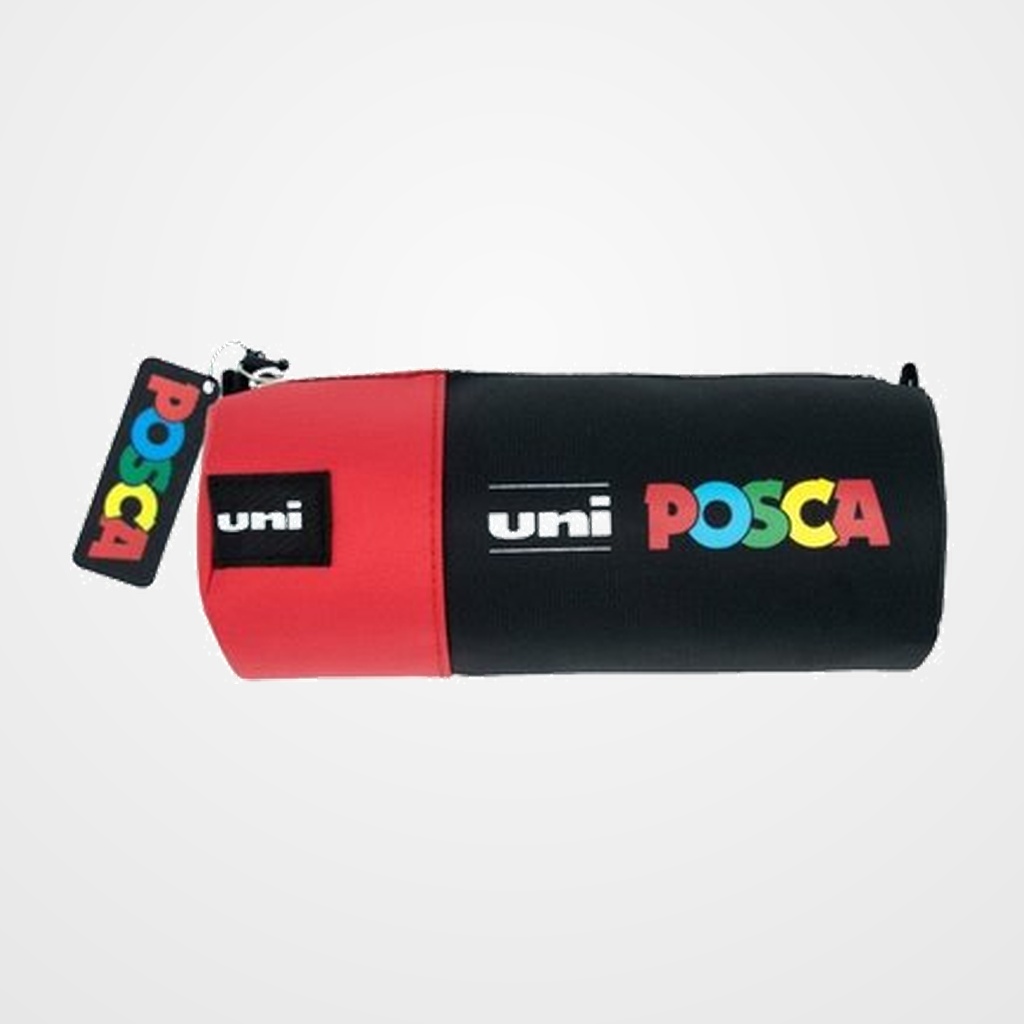 PORTATODO UNI-POSCA TELA ROJO