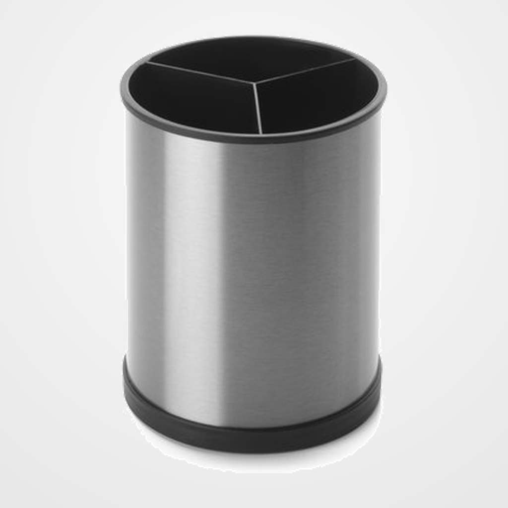 PORTAUTENSILIOS de COCINA IBILI ACERO INOX PLATA