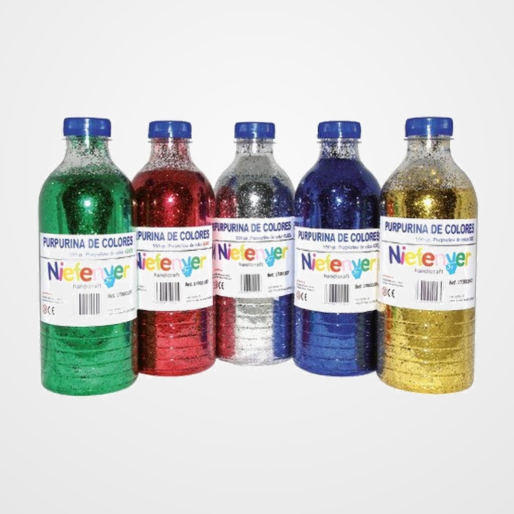 PURPURINA NIEFENVER BOTELLA 550g PLATA