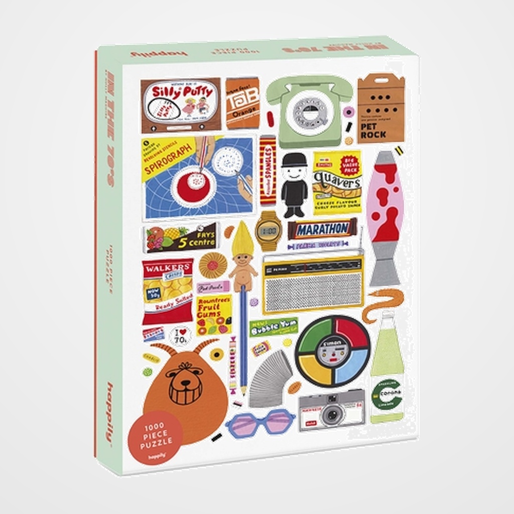 PUZLE HAPPILY 1000 PIEZAS IN THE 70`S