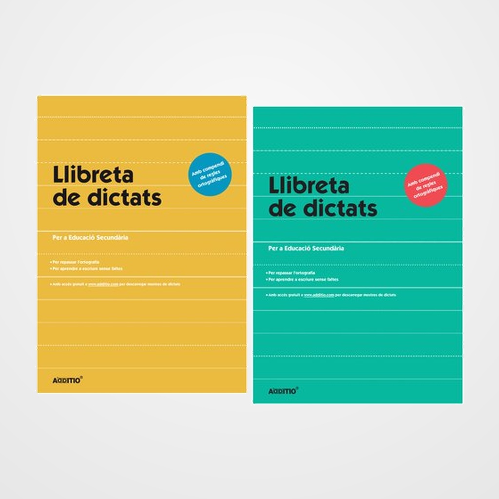 QUADERN ADDITIO 170x240 DICTATS SECUNDÀRIA