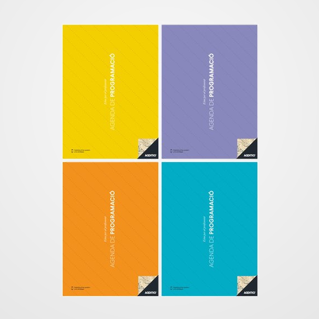 QUADERN PROFESSOR ADDITIO AGENDA DE PROGRAMACIÓ A4 ASSORTIMENT