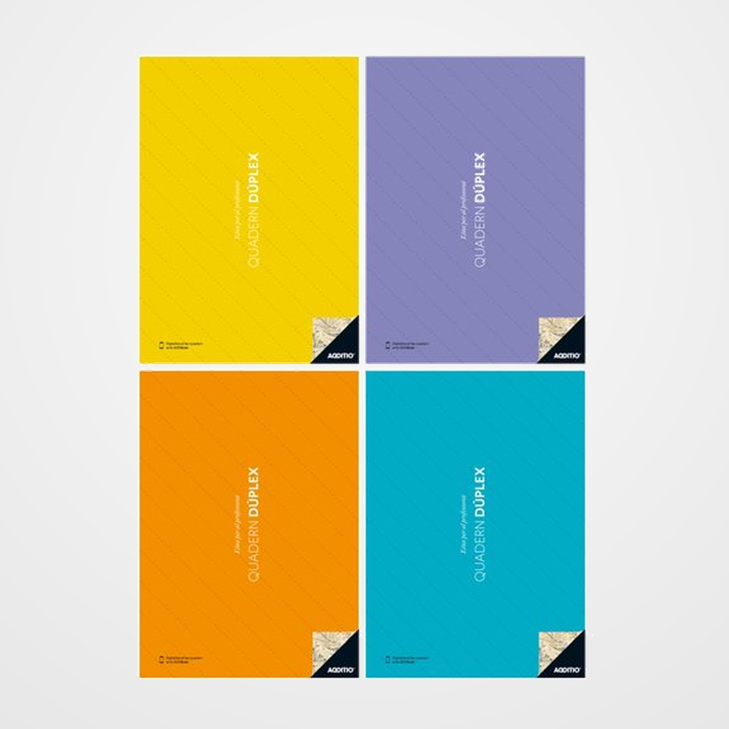 QUADERN PROFESSOR ADDITIO DUPLEX A4 ASSORTIMENT