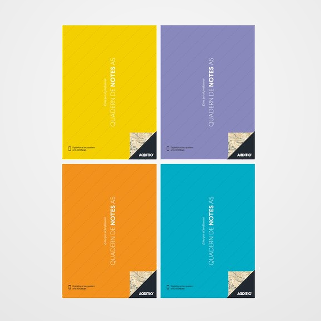 QUADERN PROFESSOR ADDITIO NOTES A5 ASSORTIMENT
