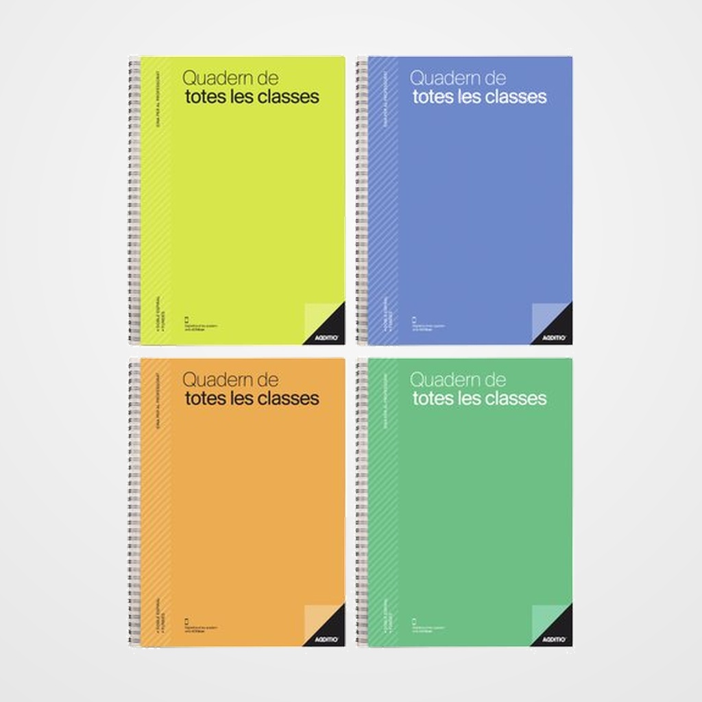 QUADERN PROFESSOR ADDITIO TOTES LES CLASSES 225x310 ASSORTIMENT