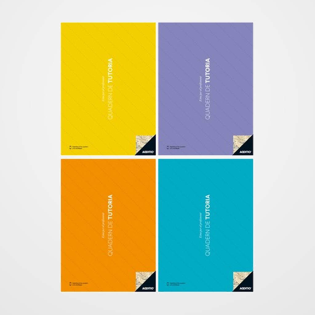 [10001926] QUADERN PROFESSOR ADDITIO TUTORIA A4 ASSORTIMENT