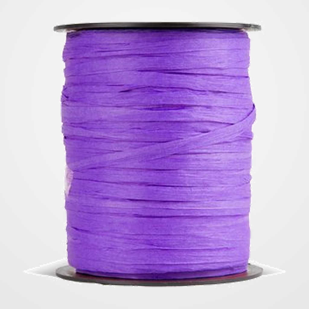 RAFIA CINTA de 3,5 mm ROLLO de 100 m LILA CLARO