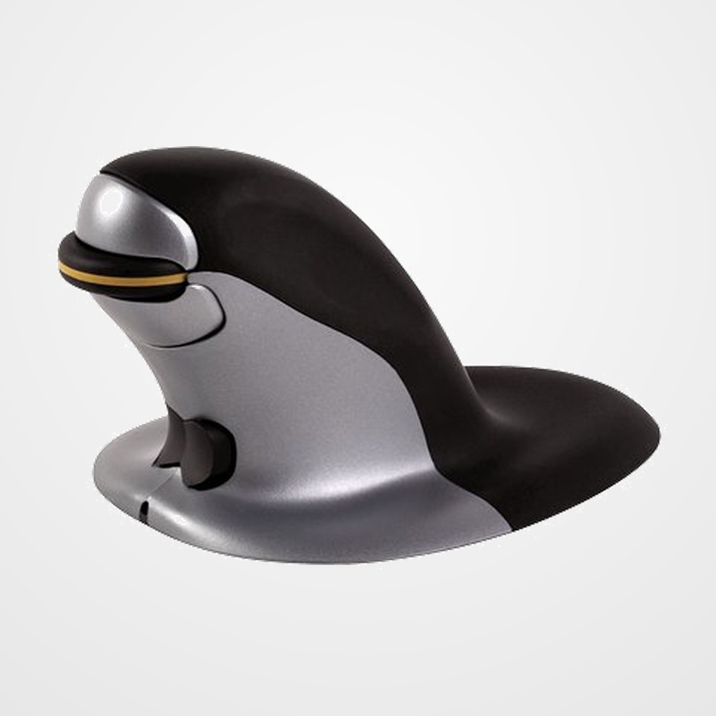 [42501248] RATON FELLOWES VERTICAL INALAMBRICO PENGUIN TALLA M