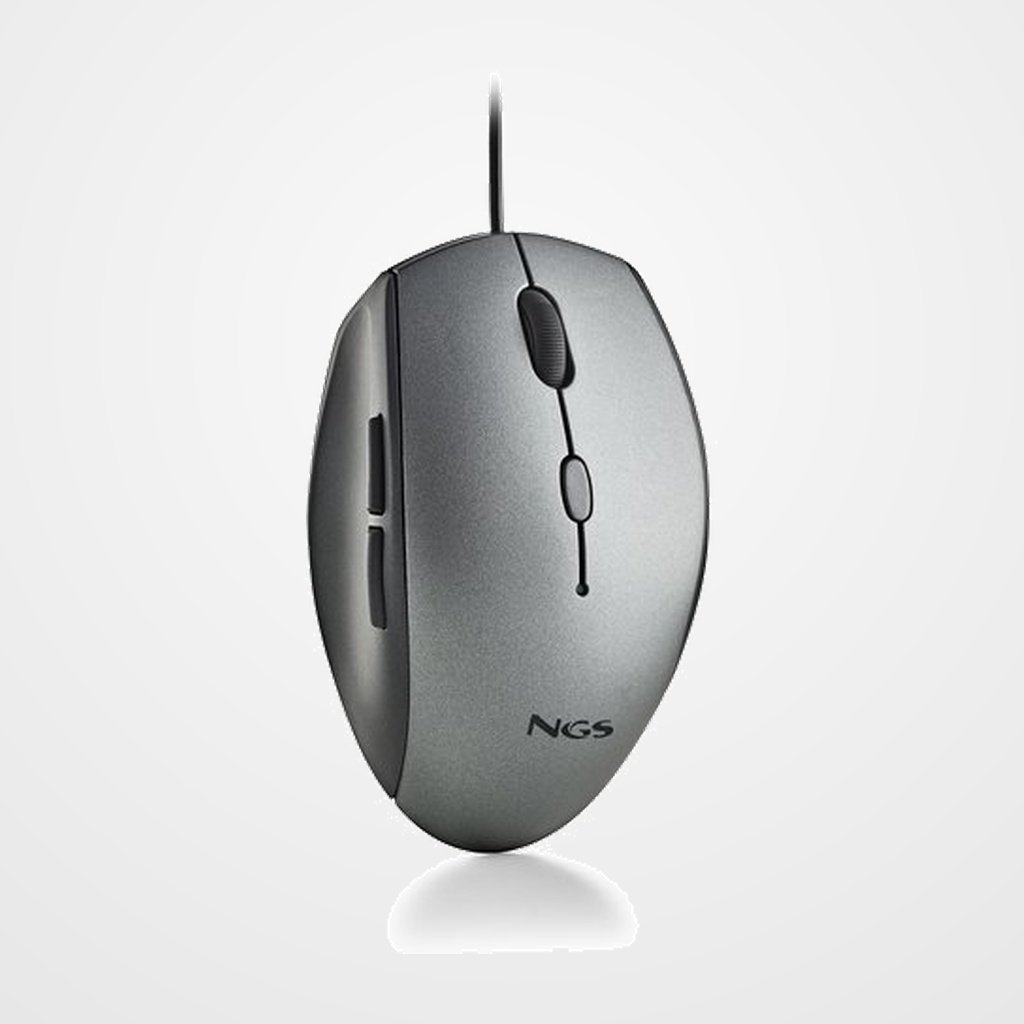 RATON NGS MOTH OPTICO USB-C GRIS