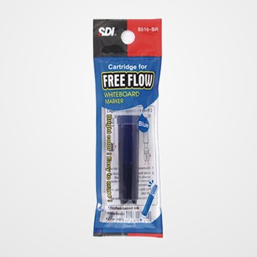 RECAMBIO  FREE FLOW RECARGABLE CONICO AZUL