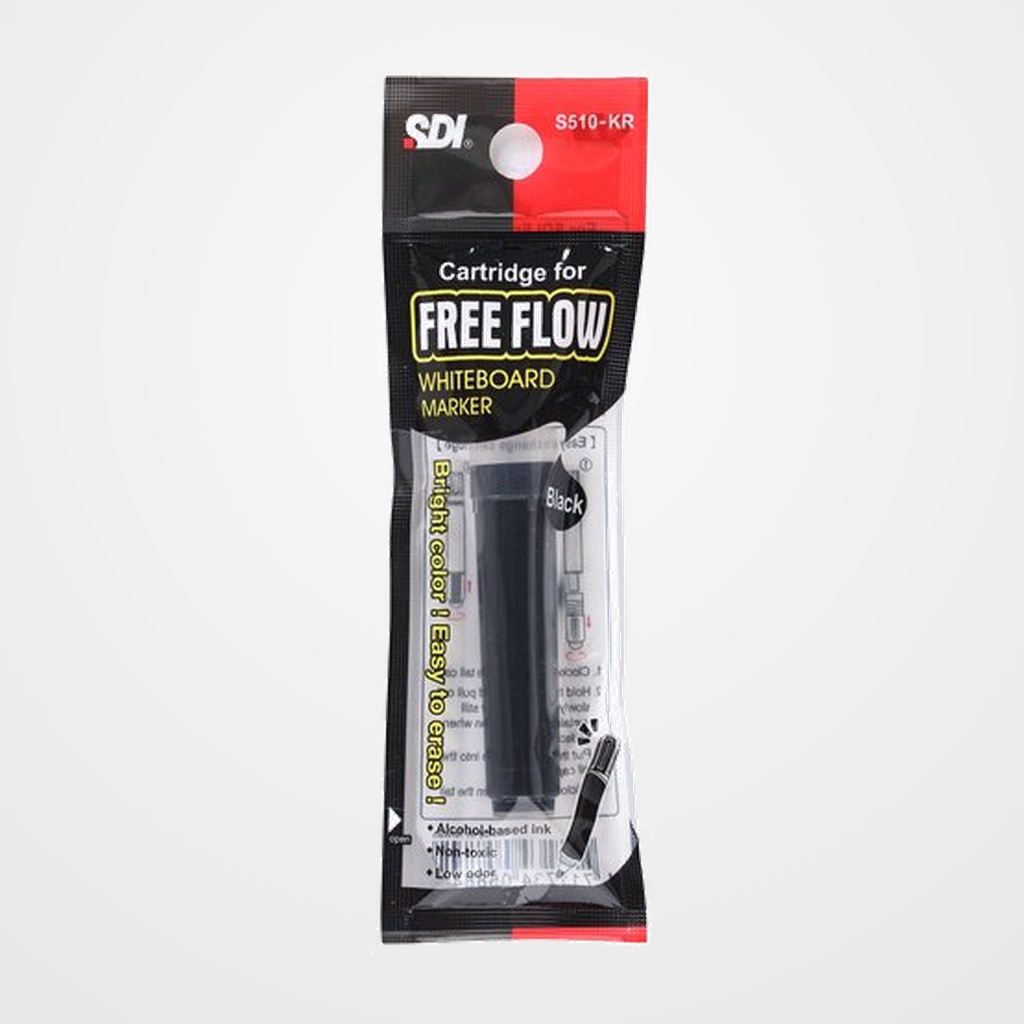 RECAMBIO  FREE FLOW RECARGABLE CONICO NEGRO