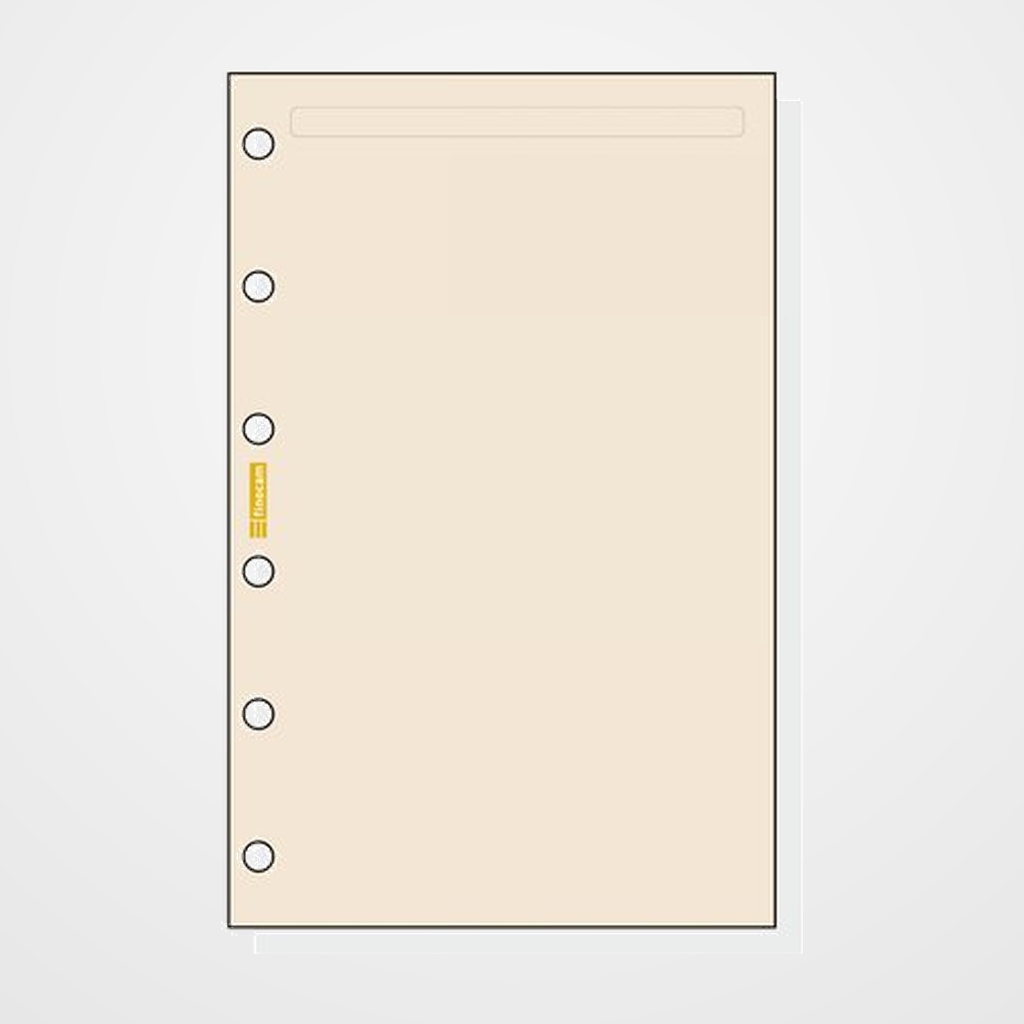 RECAMBIO AGENDA FINOCAM C243 CLASSIC 602 LISO 50h CREMA