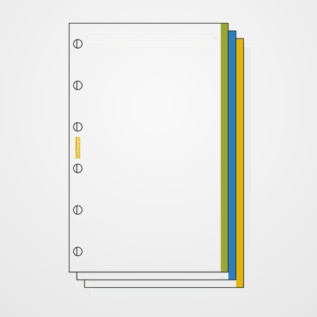 RECAMBIO AGENDA FINOCAM C245 CLASSIC 602 LISO 45h BANDA COLOR