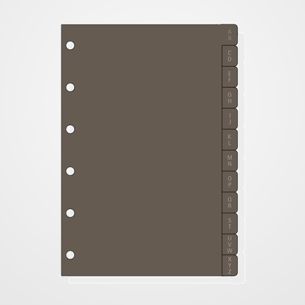 RECAMBIO AGENDA FINOCAM C261 CLASSIC 602 73x114 INDICE A-Z PLAST.12 PEST.