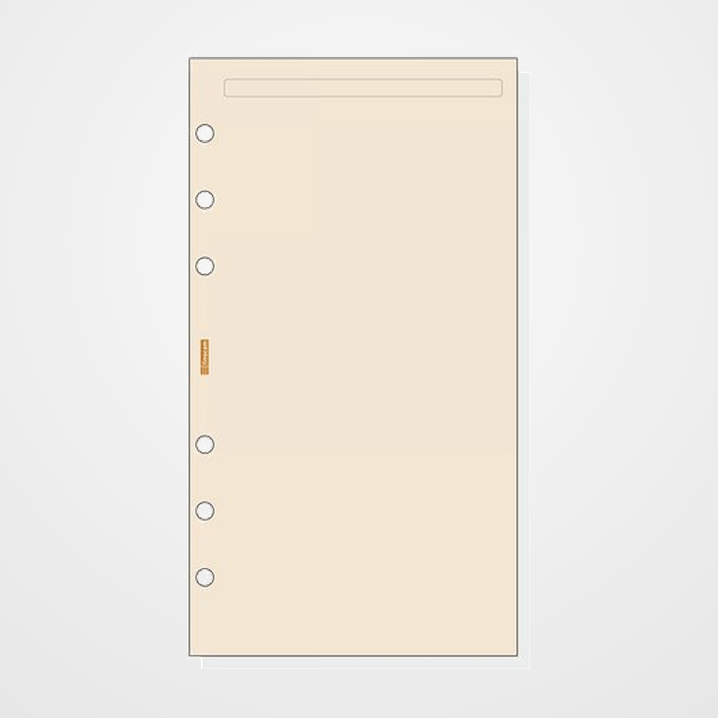 RECAMBIO AGENDA FINOCAM C943 CLASSIC 609 LISO 50h CREMA