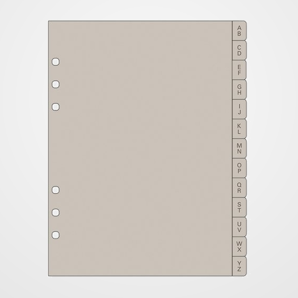 RECAMBIO AGENDA FINOCAM R1064 OPEN 1000 155x215 INDICE A-Z PLAST. 13 PEST.