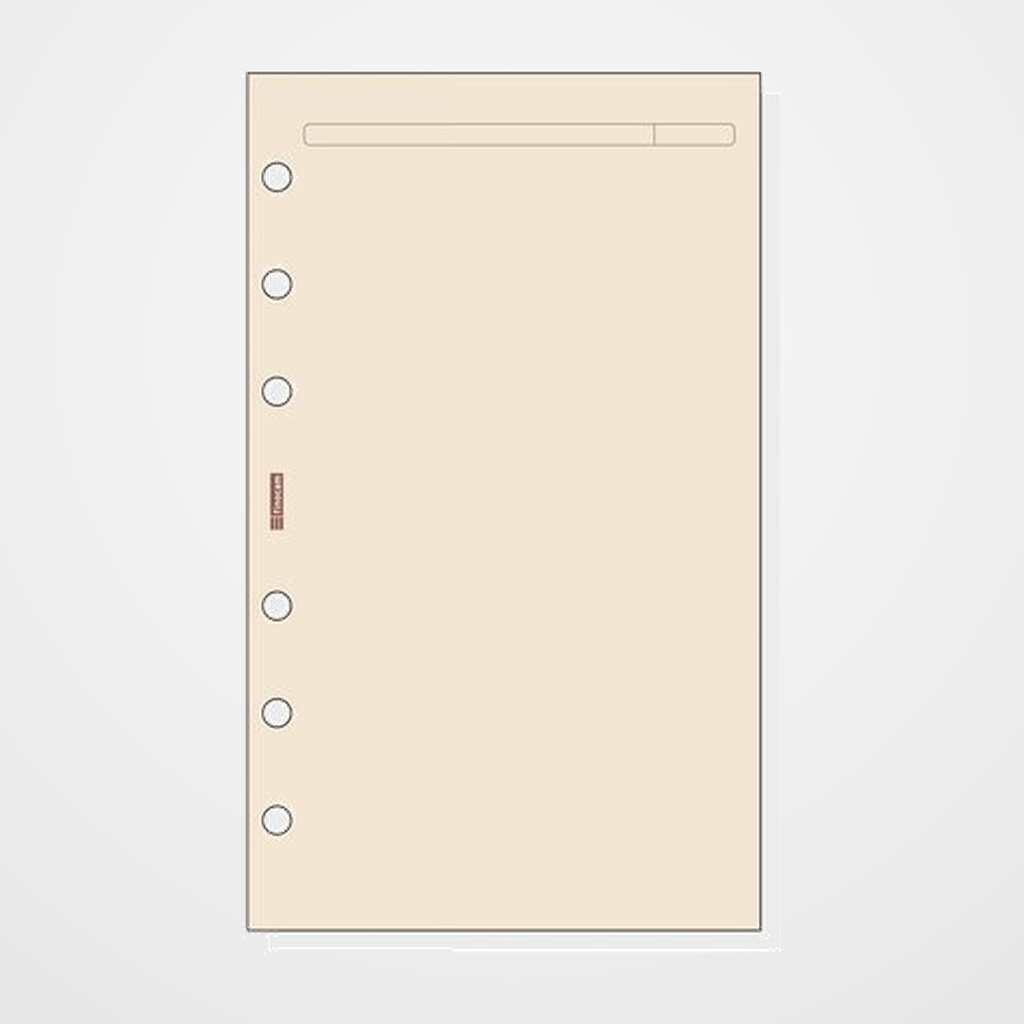 RECAMBIO AGENDA FINOCAM R443 OPEN 400 LISO COLOR CREMA 50h