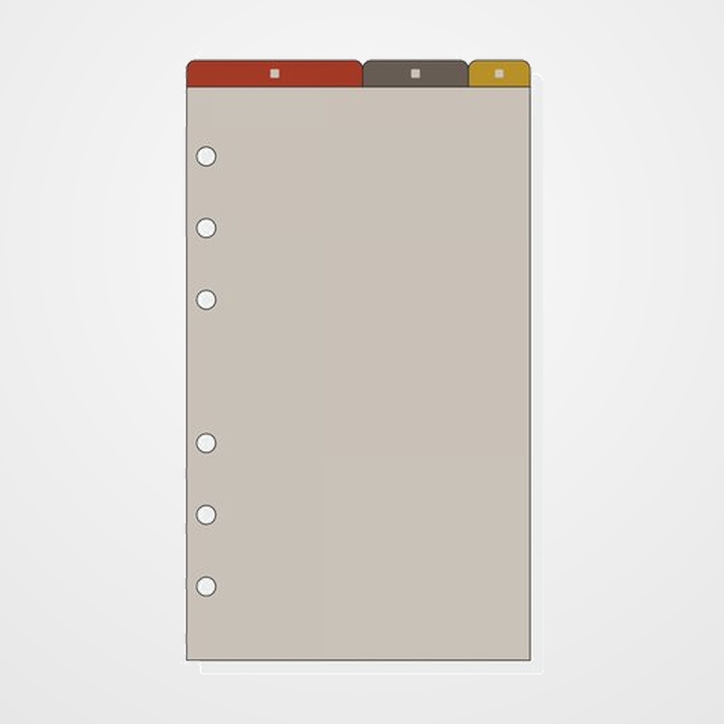 RECAMBIO AGENDA FINOCAM R462 OPEN 400 SEPARADORES SUPERIORES JUEGO de 3