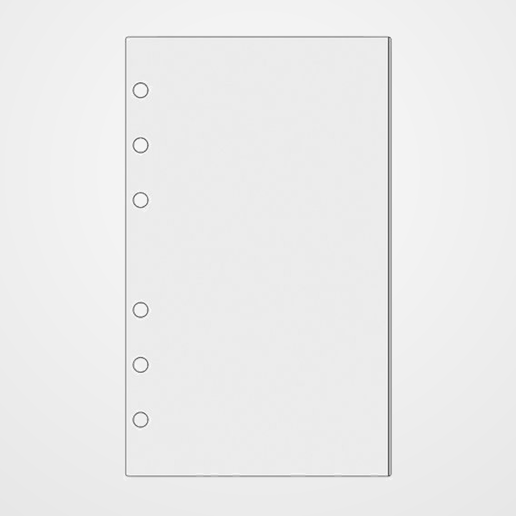 RECAMBIO AGENDA FINOCAM R465 OPEN 400 91x152 FUNDA TRANSP. 6 uds.