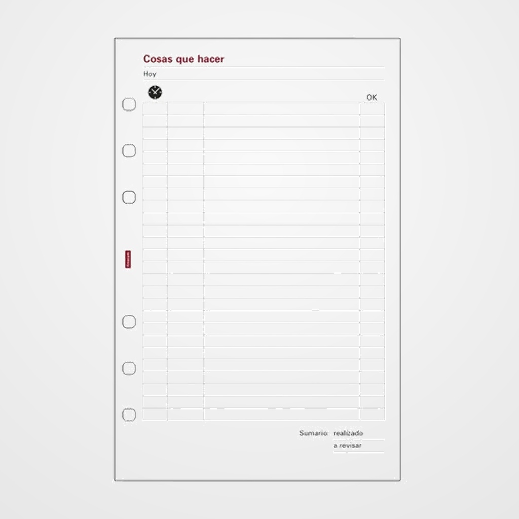 RECAMBIO AGENDA FINOCAM R502 OPEN COSAS QUE HACER