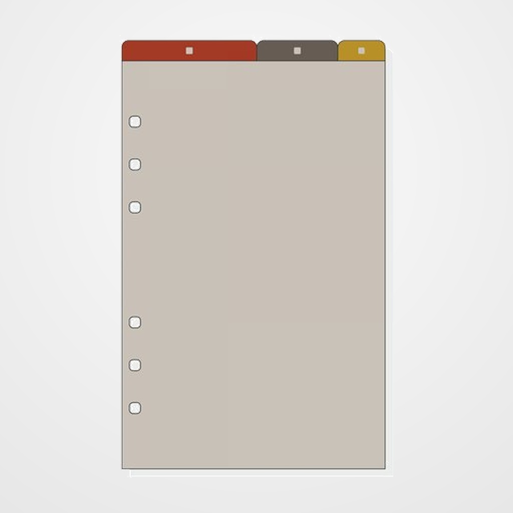 RECAMBIO AGENDA FINOCAM R562 OPEN 500 SEPARADORES SUPERIORES JUEGO de 3