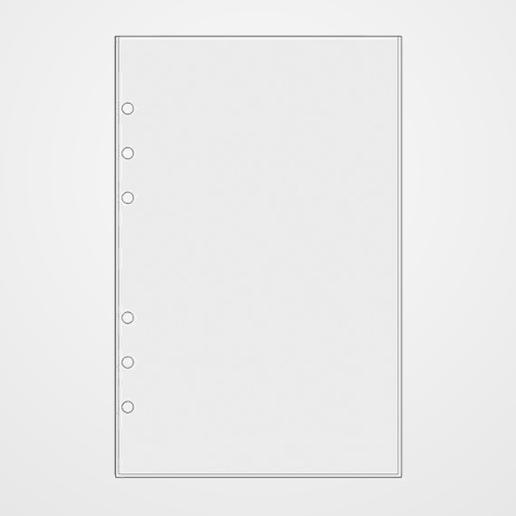 RECAMBIO AGENDA FINOCAM R565 OPEN 500 117x181 FUNDA TRANSP. 6 uds.