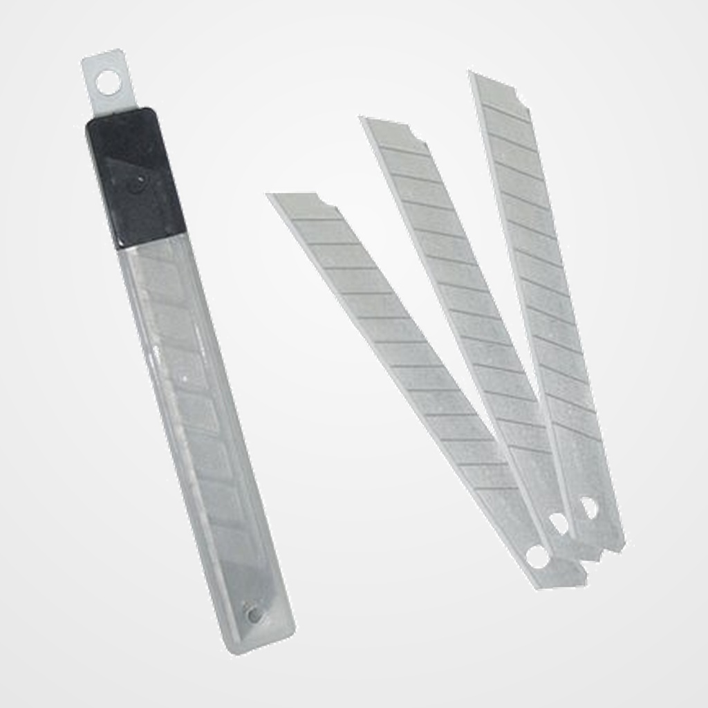 RECAMBIO CUTER MTL 9 mm. ESTUCHE DE 10