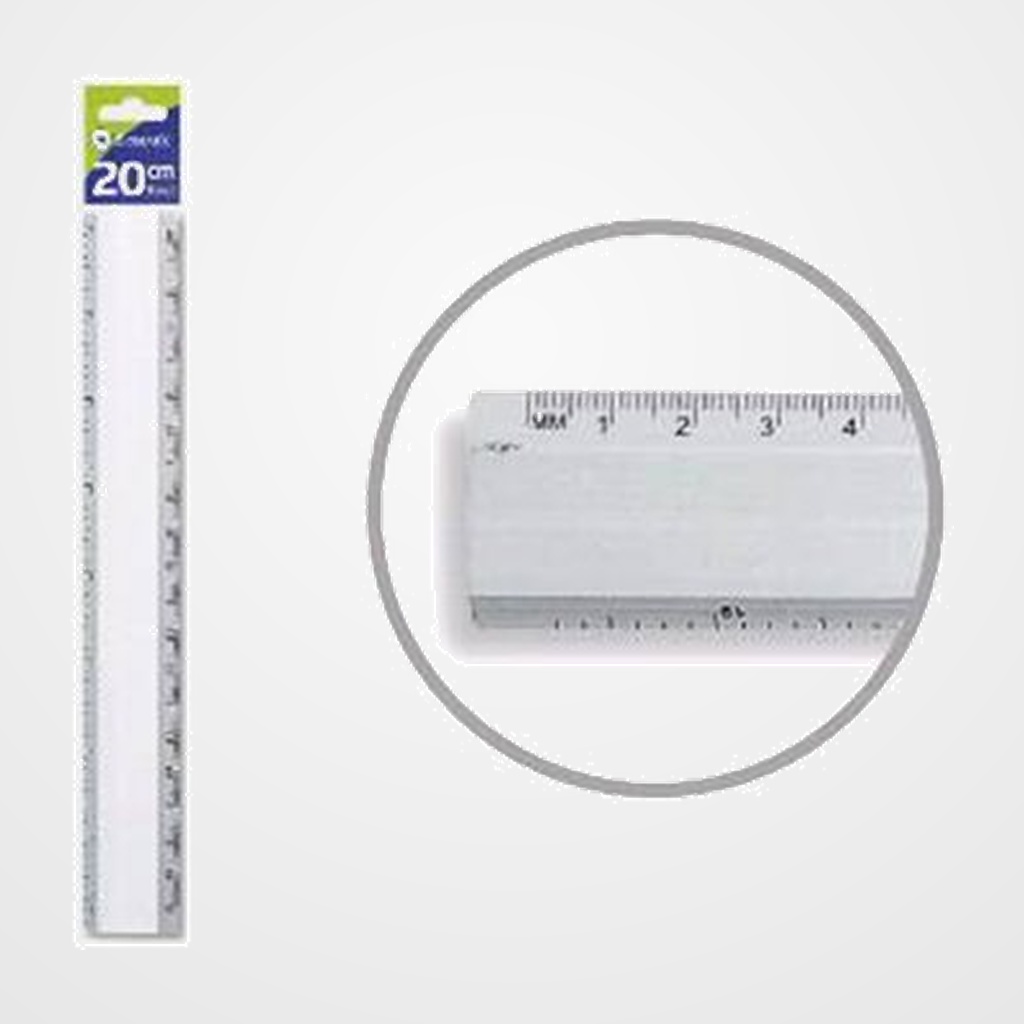 REGLA de ALUMINIO BISMARK 20CM