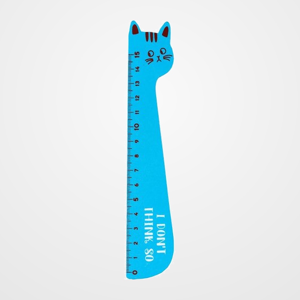 REGLA de MADERA CENTRUM 15 CM GATO SURTIDO