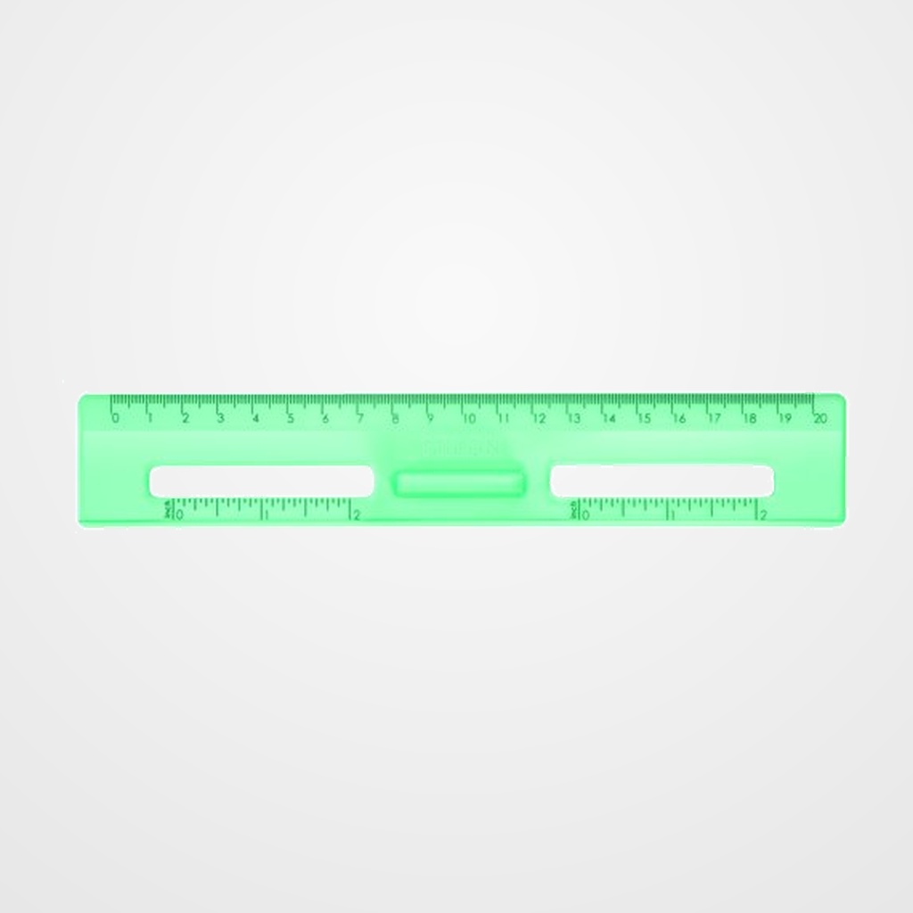 REGLA MILAN NEW LOOK 20 CMS VERDE