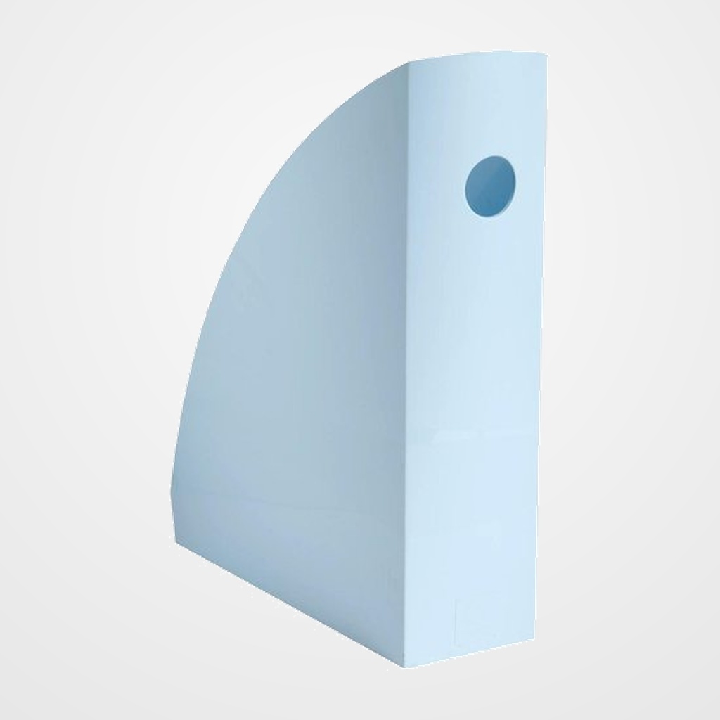 [22601146] REVISTERO PLASTICO EXACOMPTA MAG-CUBE AQUAREL AZUL PASTEL