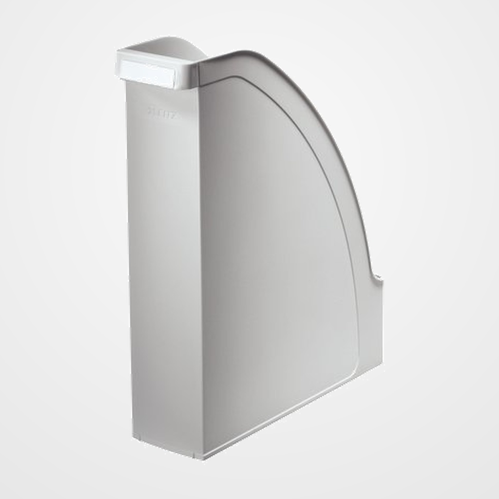 REVISTERO PLASTICO LEITZ PLUS A4 78mm OPACO GRIS