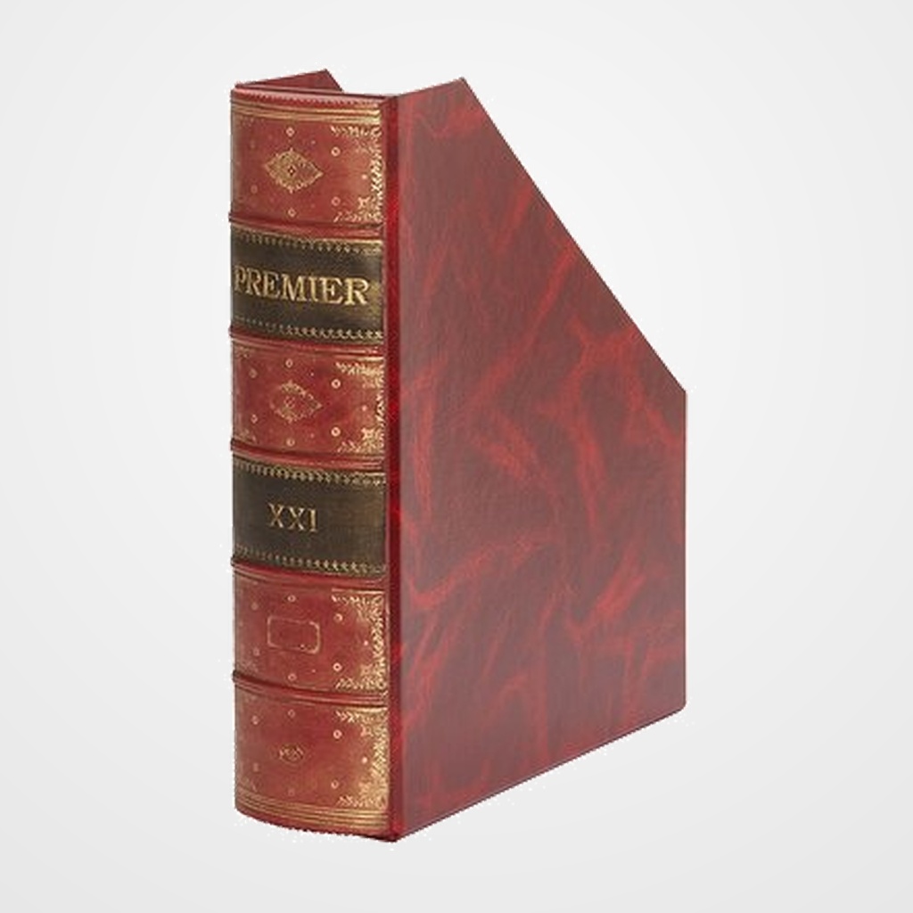 REVISTERO PVC PARDO serie PREMIER BURDEOS