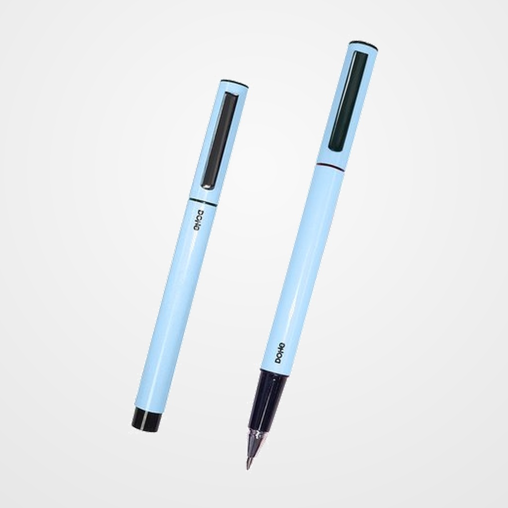 ROLLER DOHE ELIPSE PASTEL 0,5 mm (tinta azul) AZUL BLISTER DE 4