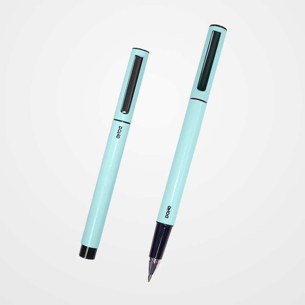 ROLLER DOHE ELIPSE PASTEL 0,5 mm (tinta azul) VERDE BLISTER DE 4