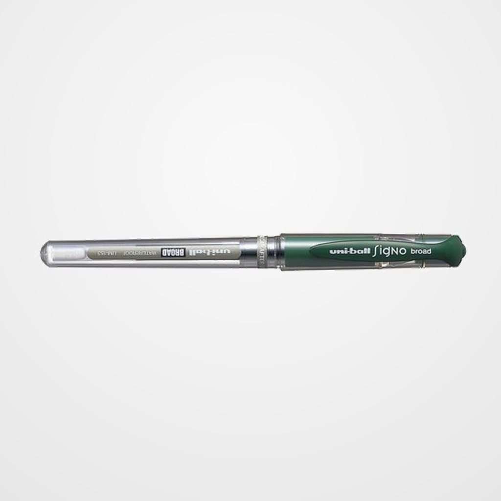 ROLLER GEL UNI-BALL SIGNO BROAD 1,0 (UM-153)  VERDE