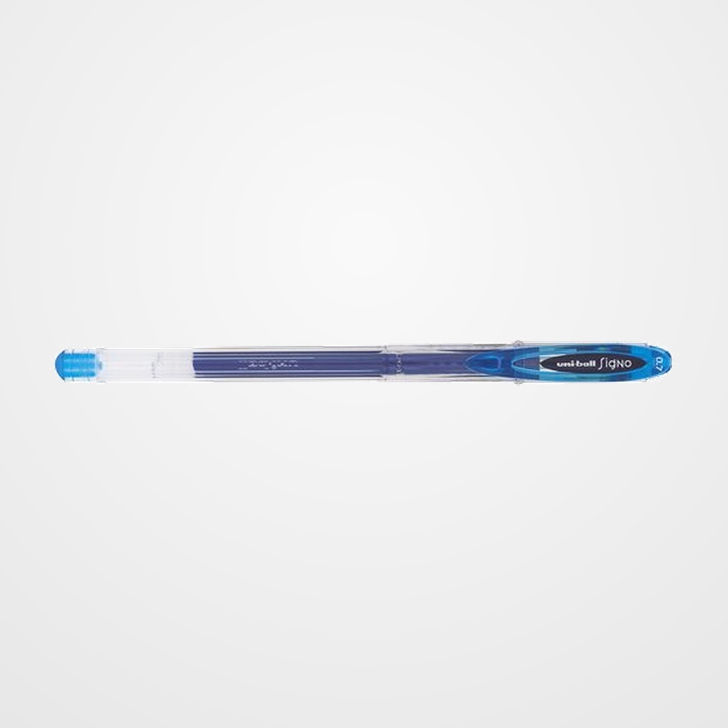 [11201001] ROLLER GEL UNI-BALL SIGNO 0,7 (UM-120)  AZUL CLARO