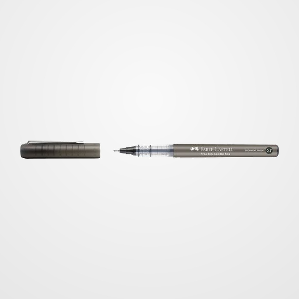 ROLLER T.LIQ. FABER-CASTELL FINE 0,7 mm NEGRO
