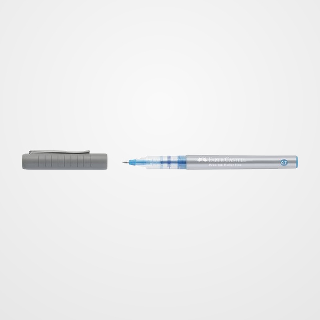 ROLLER T.LIQ. FABER-CASTELL FREE INK FINE 0,7 AZUL CIELO