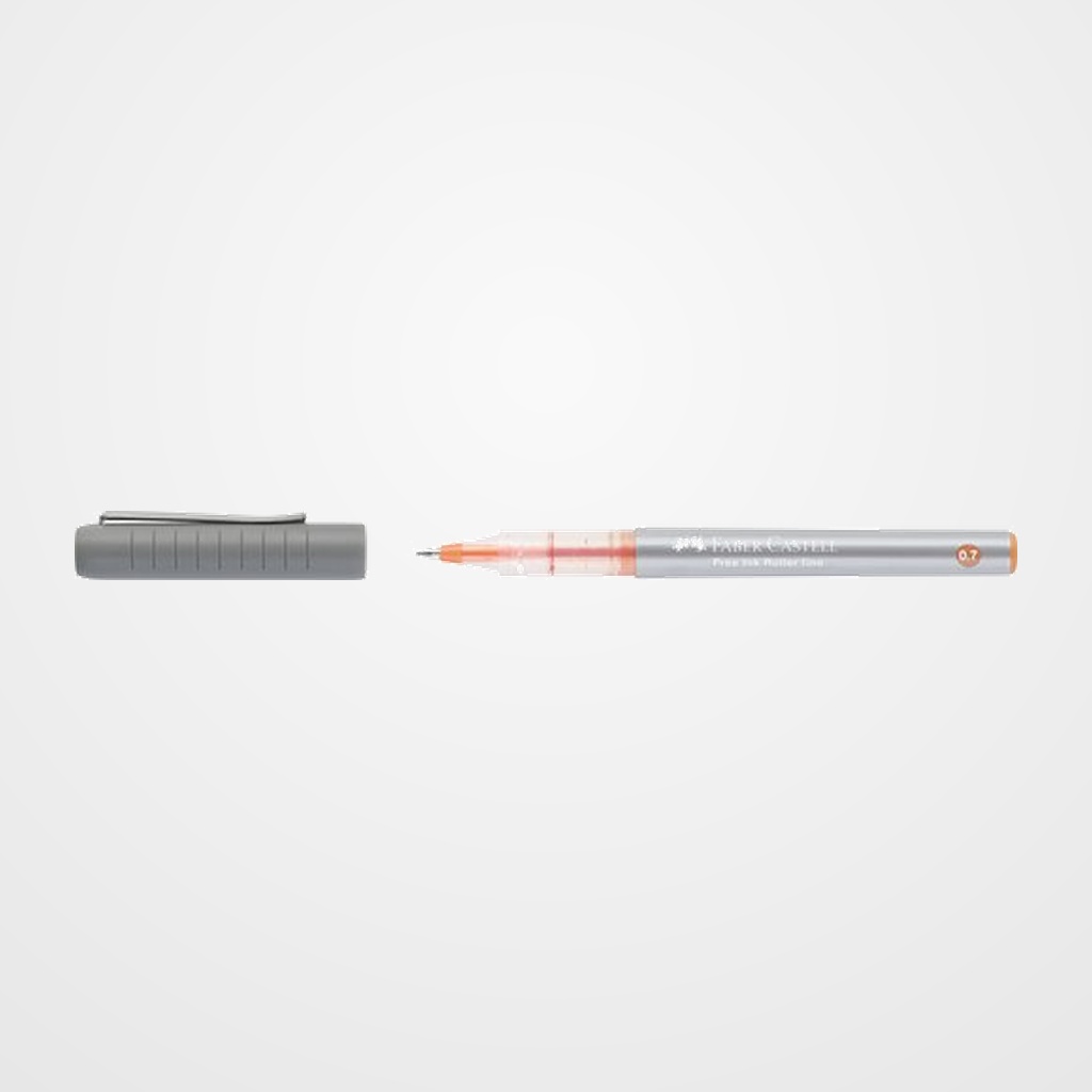 ROLLER T.LIQ. FABER-CASTELL FREE INK FINE 0,7 NARANJA