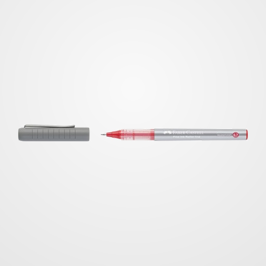 ROLLER T.LIQ. FABER-CASTELL FREE INK FINE 0,7 ROJO