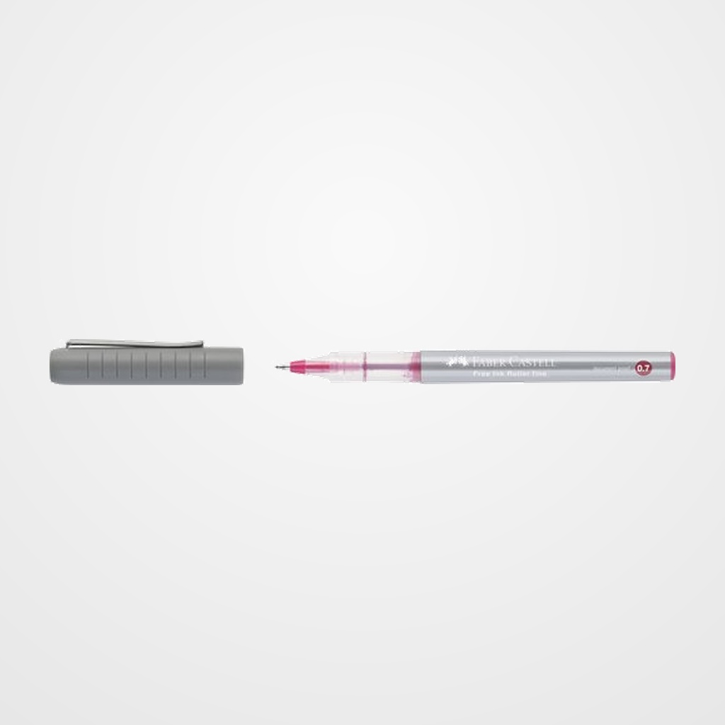 ROLLER T.LIQ. FABER-CASTELL FREE INK FINE 0,7 ROJO VINO