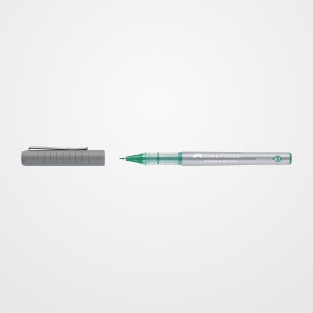 [10101485] ROLLER T.LIQ. FABER-CASTELL FREE INK 0,7 VERDE