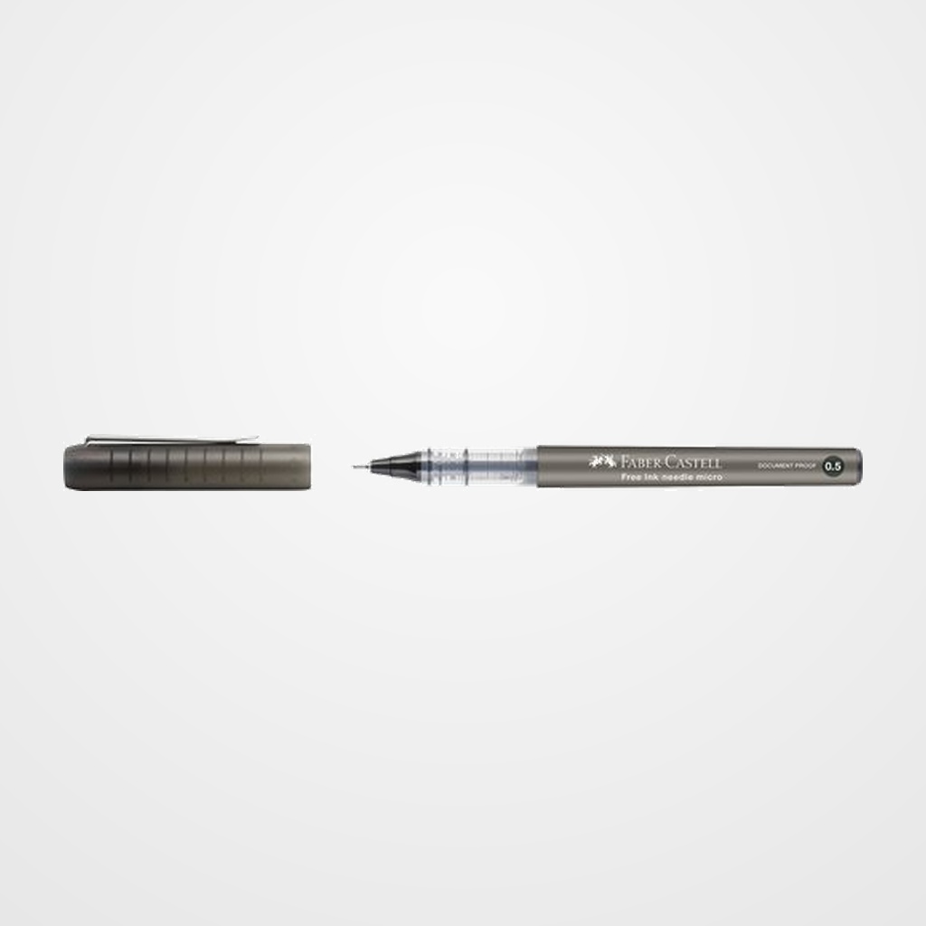 ROLLER T.LIQ. FABER-CASTELL MICRO 0,5 mm NEGRO