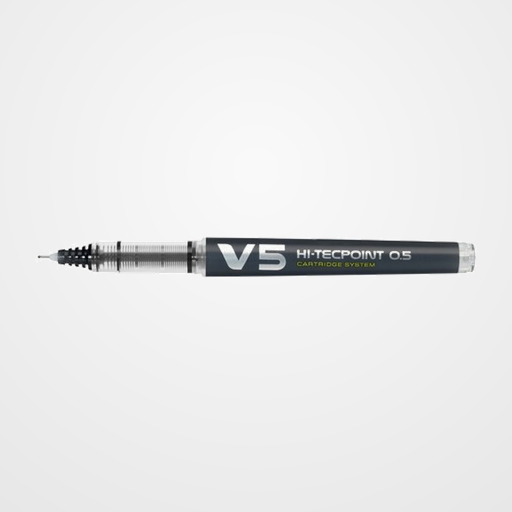 ROLLER T.LIQ. PILOT V-5 RECARGABLE  NEGRO