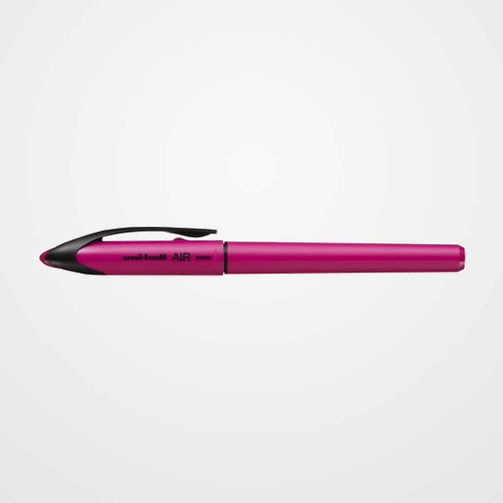 ROLLER T.LIQ. UNI-BALL AIR MICRO 0,5 FASHION CUERPO ROSA TINTA AZUL