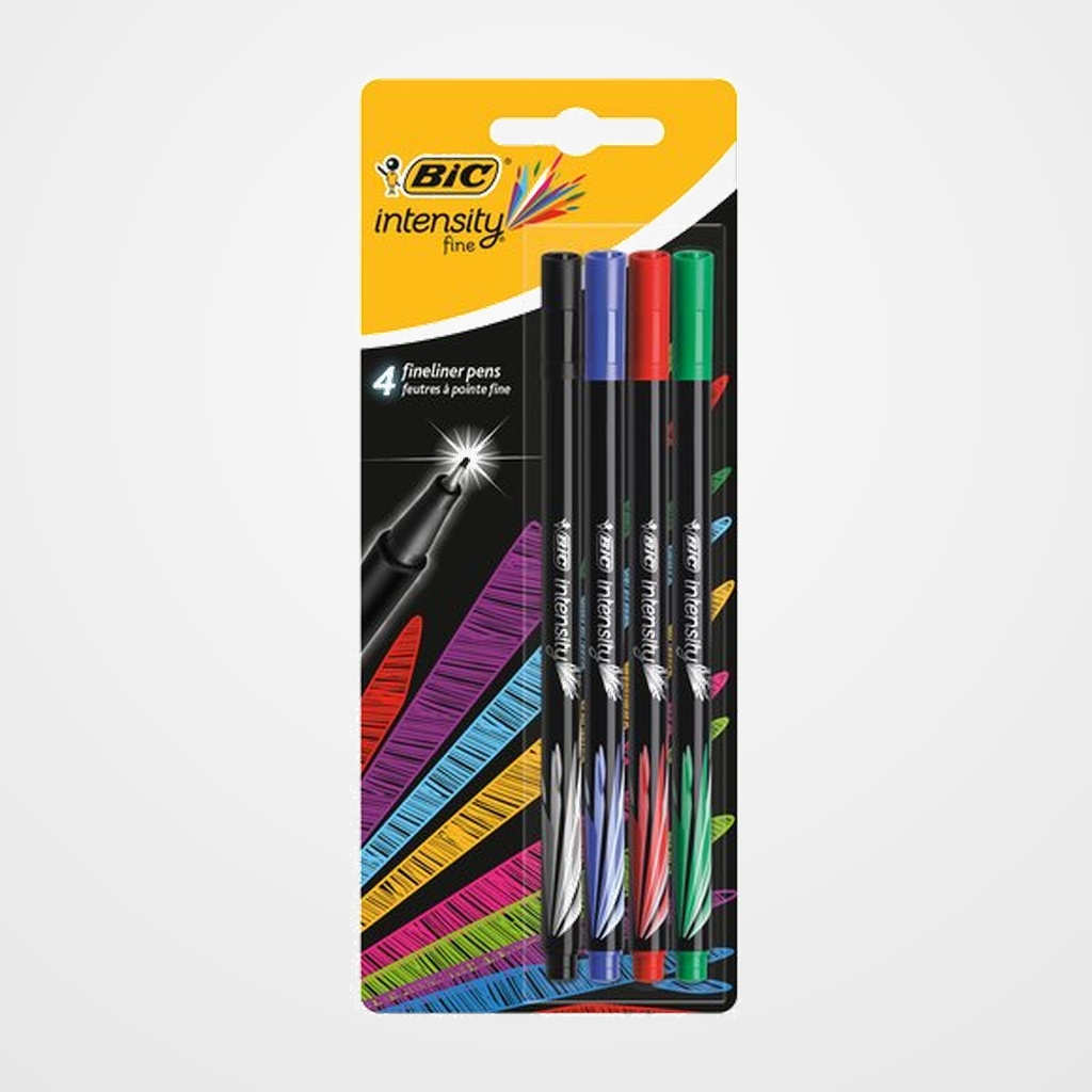 ROTULADOR BIC INTENSITY  4 COLORES SURTIDOS