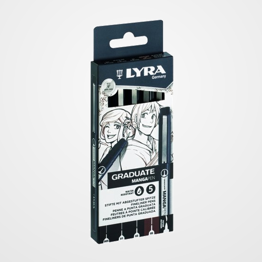 ROTULADOR CALIBRADO LYRA GRADUATE MANGA CAJA de 5